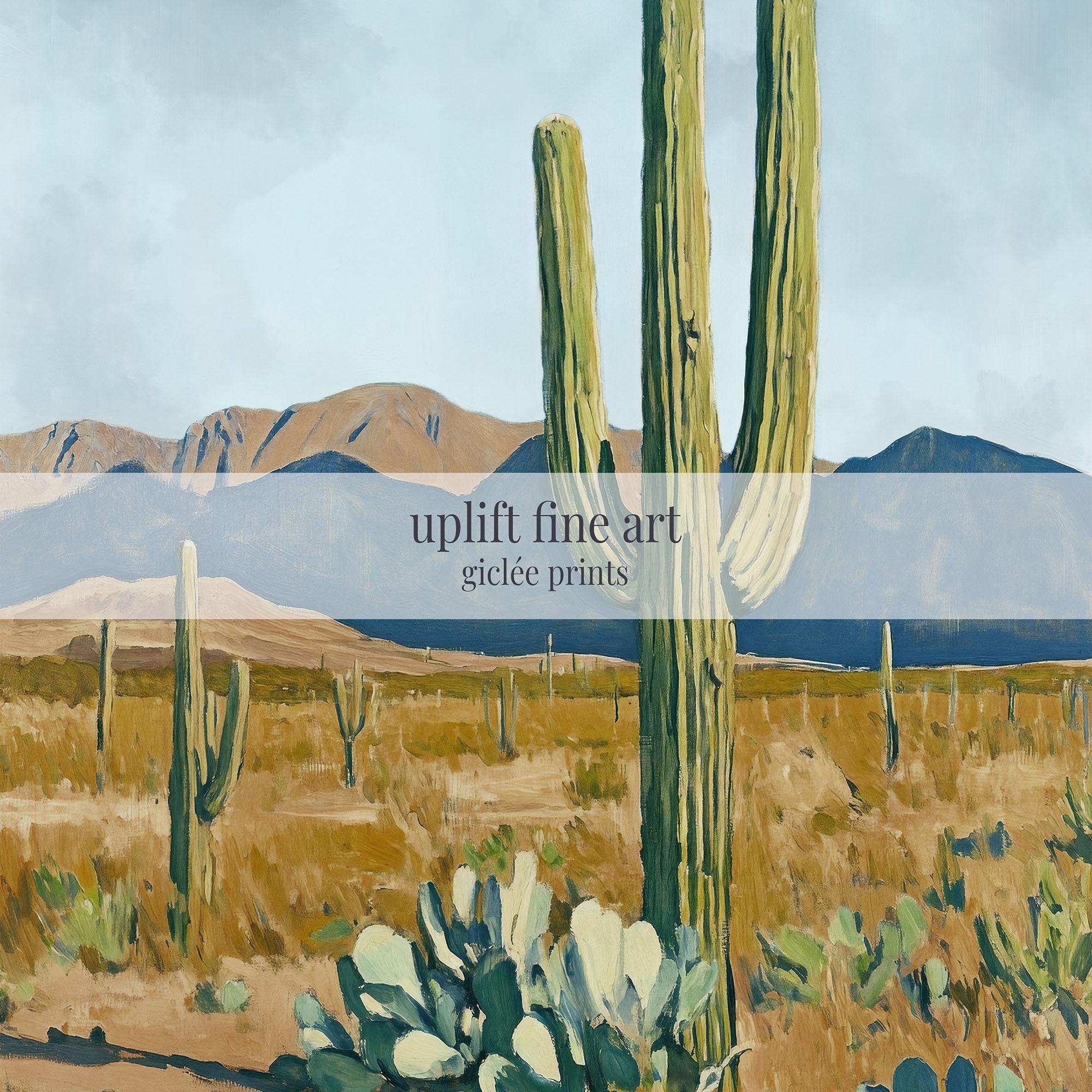 Serene Desert Landscape - Canvas Art - POPvault