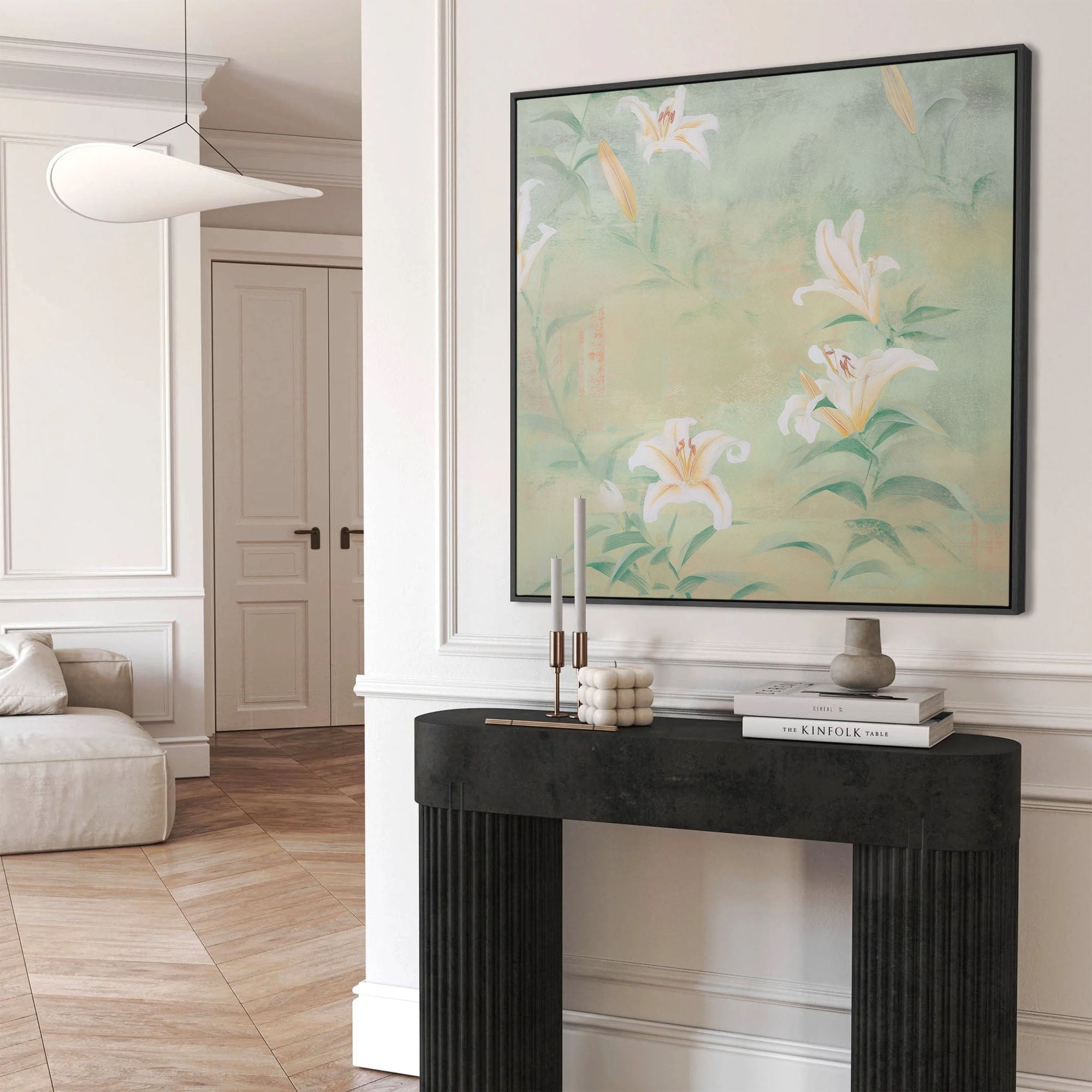 Serene Lily Botanical Print - POPvault