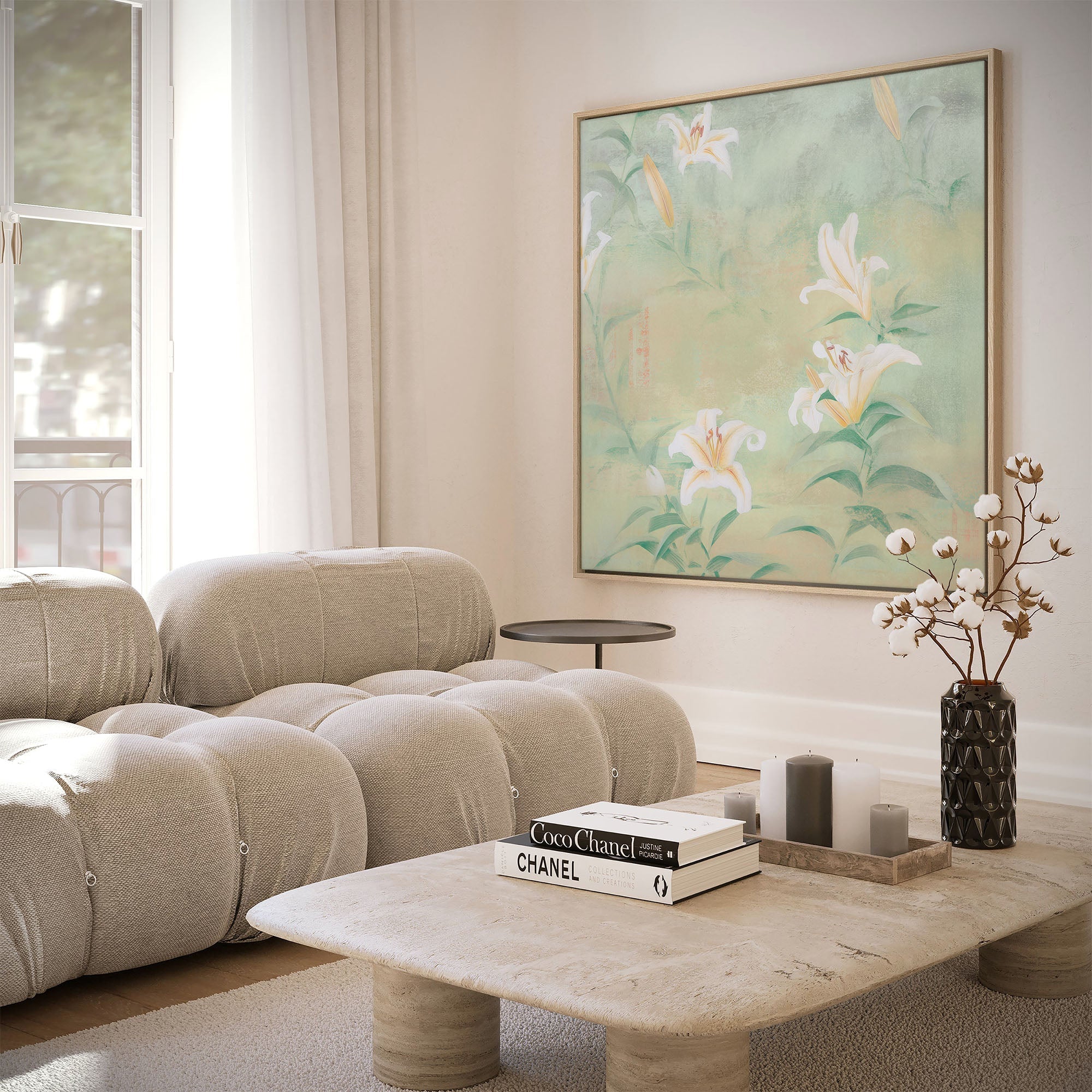 Serene Lily Botanical Print - POPvault