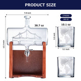 Ship In A Bottle Whiskey 1250 ml Decanter Set With 2 Whiskey Glasses - POPvault