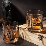 Skeleton Hand Cocktail 10 Oz. Glasses (Set of 2) - POPvault