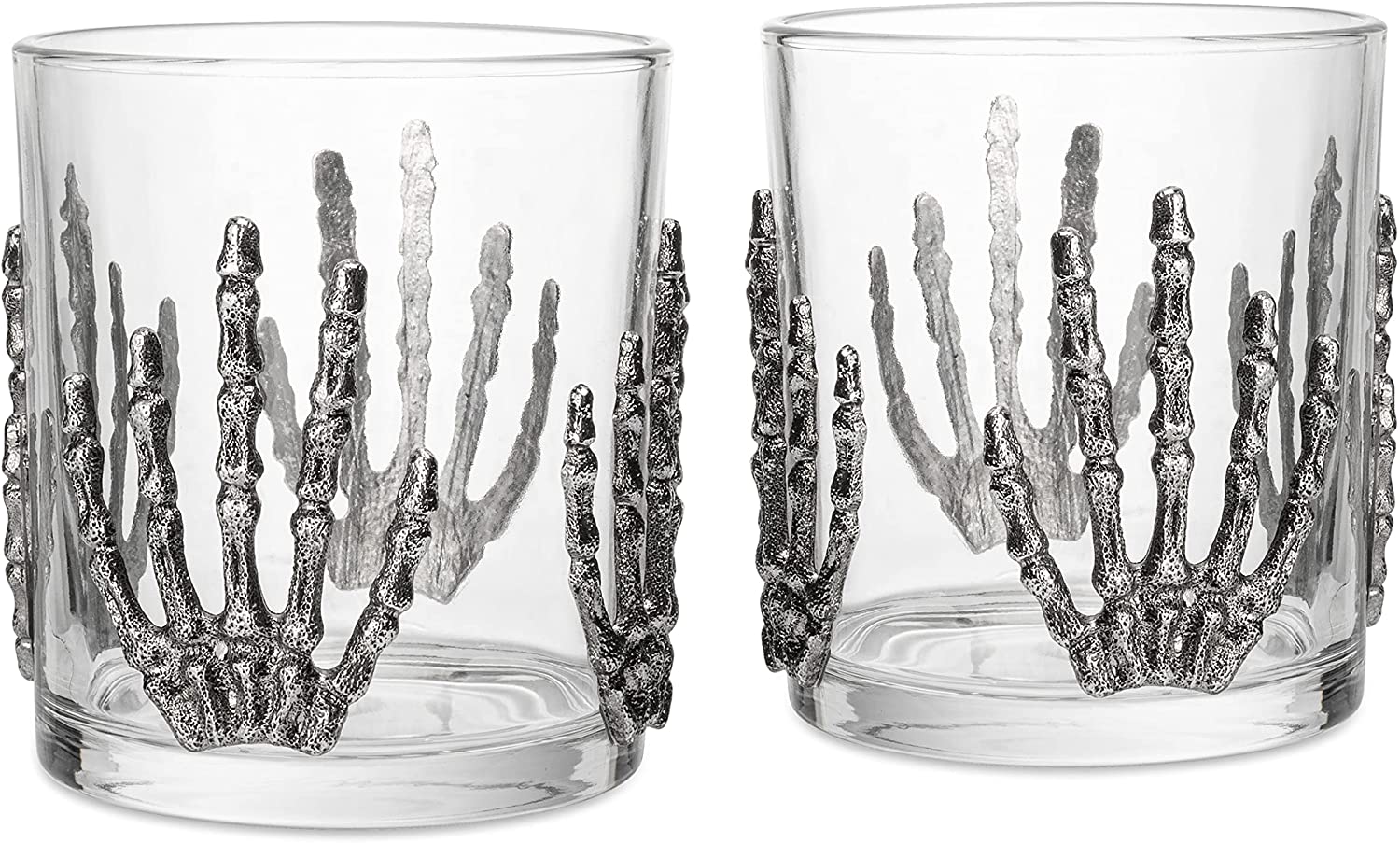 Skeleton Hand Cocktail 10 Oz. Glasses (Set of 2) - POPvault