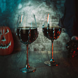 Skeleton Hand Stemmed 12 Oz. Wine Glasses (Set Of 2) - POPvault