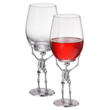 Skeleton Stemmed 19 Oz. Wine Glass (Set Of 2) - POPvault