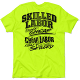 Skilled Labor - Safety Yellow T-Shirt - POPvault