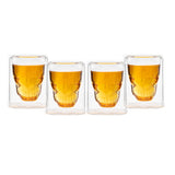 Skull Shot Glasses - Set of 4 (2.5 fl. oz.) - POPvault