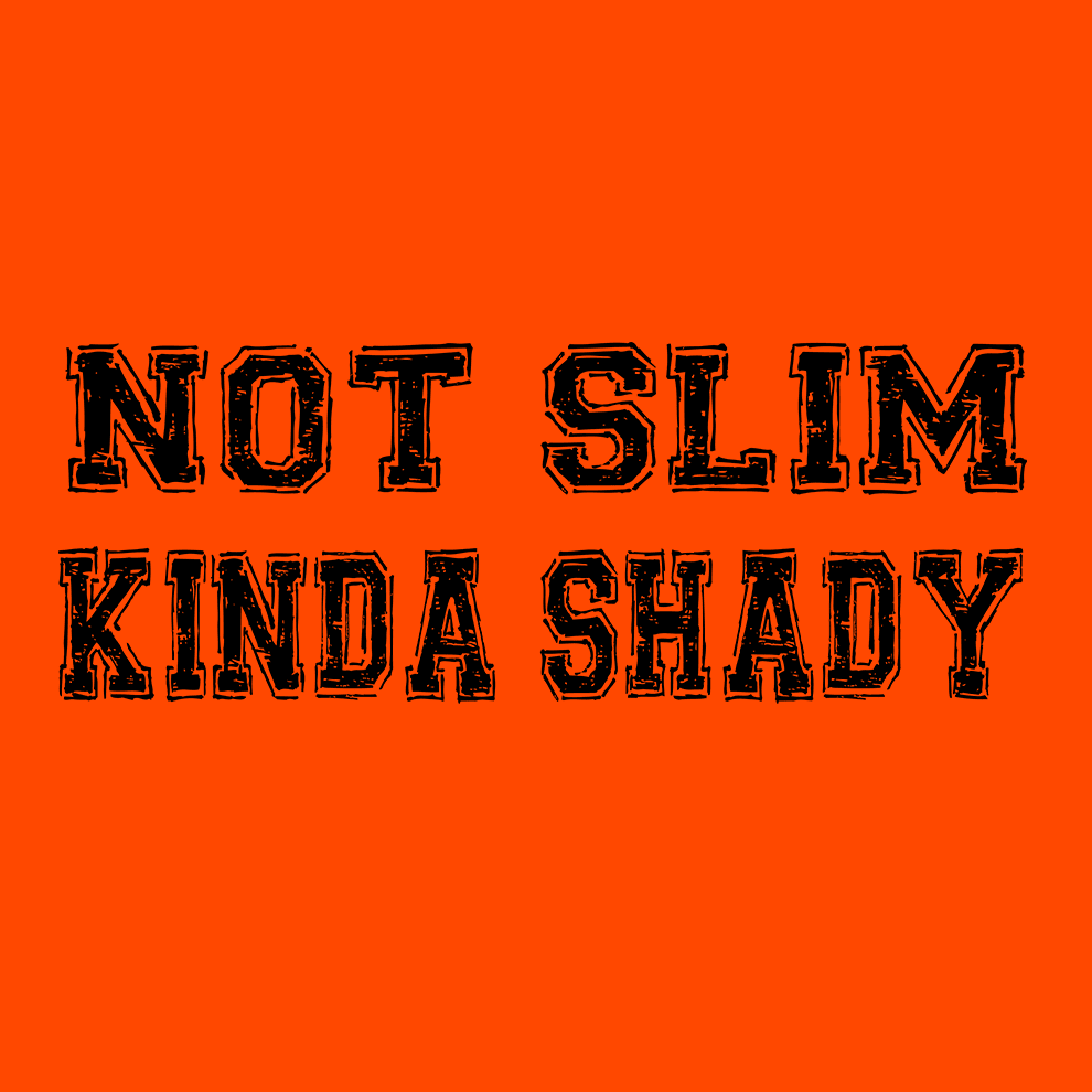Slim Shady - Safety Yellow T-Shirt - POPvault