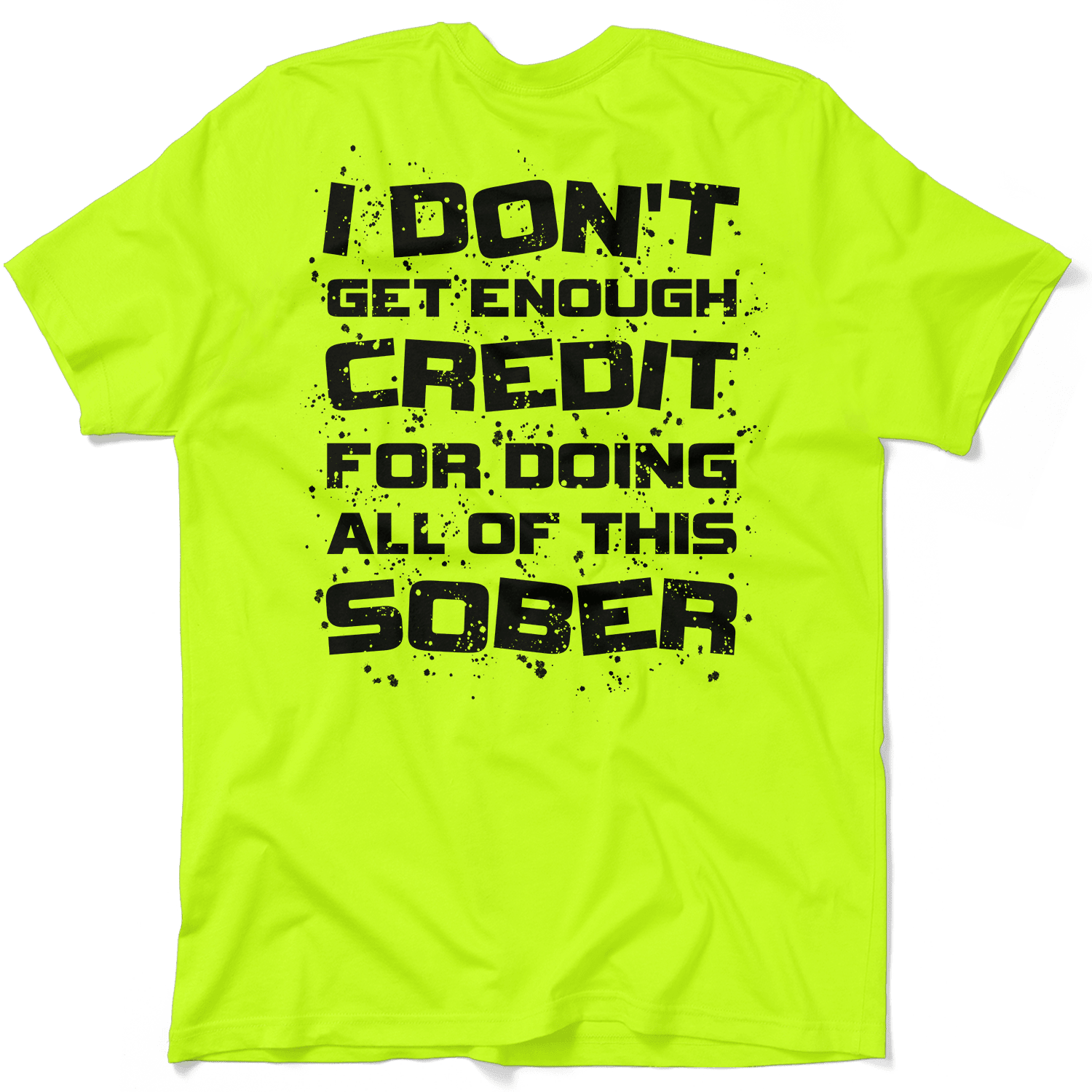 Sober - Safety Yellow T-Shirt - POPvault