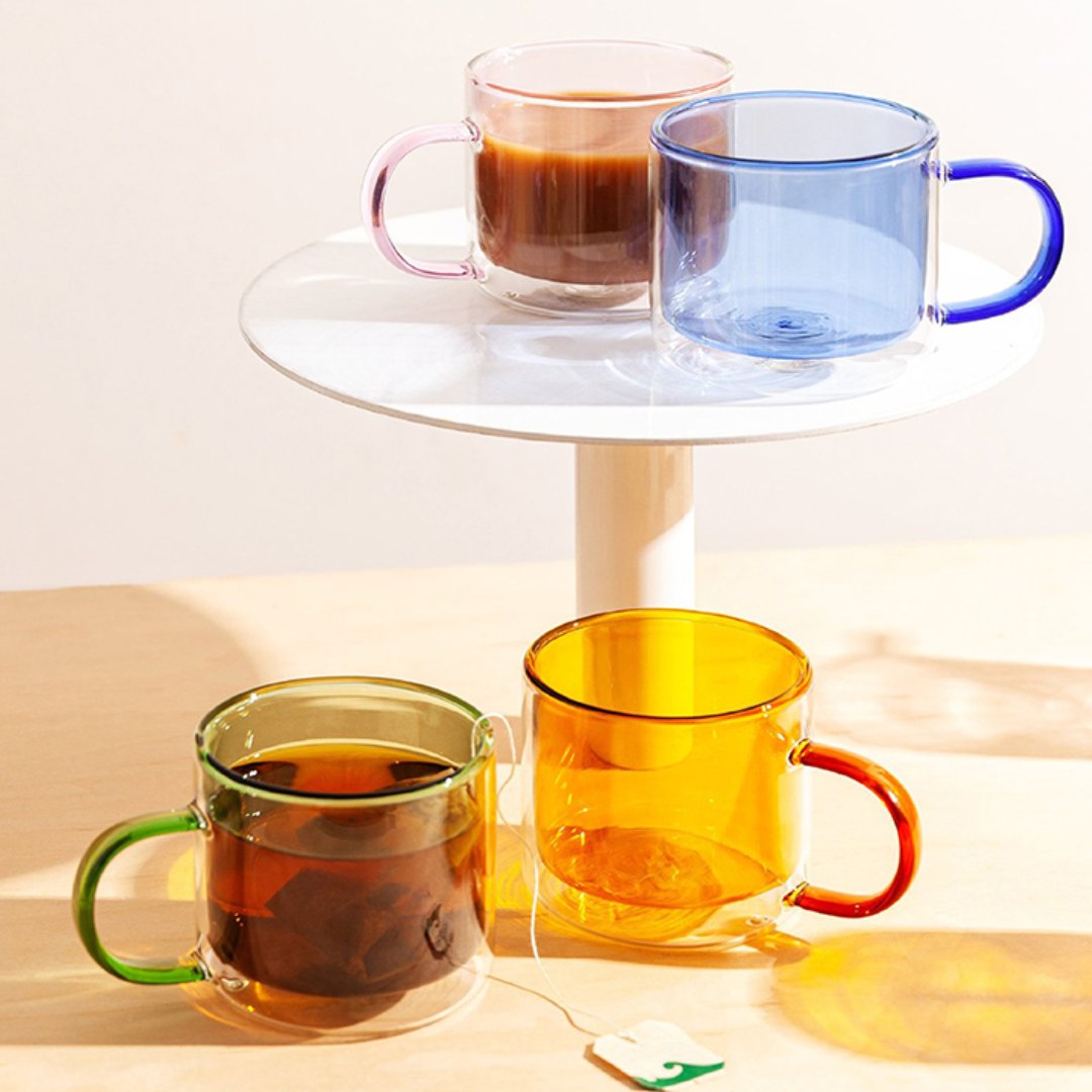 Stained Glass Double - Wall Mug - POPvault