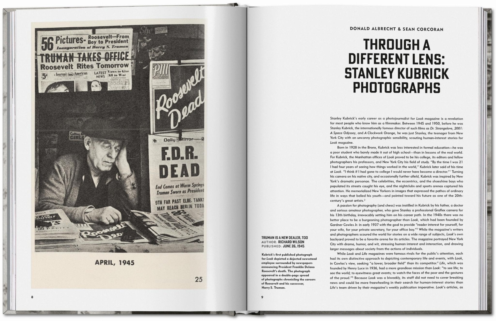 Stanley Kubrick Photographs. Through a Different Lens (German, French, English) - POPvault