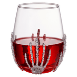 Stemless Skeleton 17 Oz. Wine Glass Single - POPvault