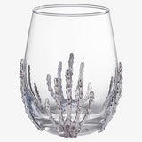 Stemless Skeleton 17 Oz. Wine Glasses (Set of 2) - POPvault