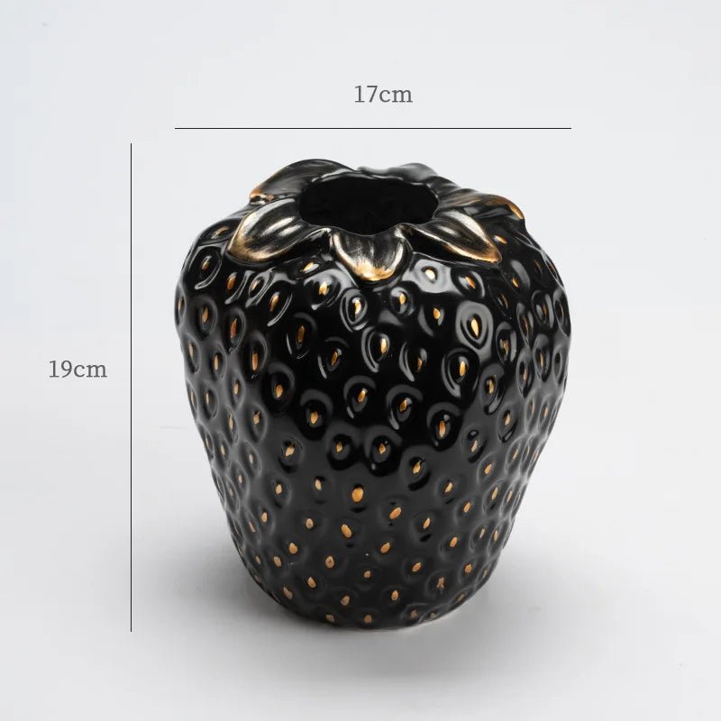 Strawberry Ceramic Vase - POPvault