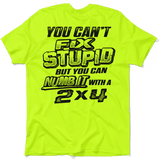 Stupid - Safety Yellow T-Shirt - POPvault