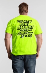 Stupid - Safety Yellow T-Shirt - POPvault