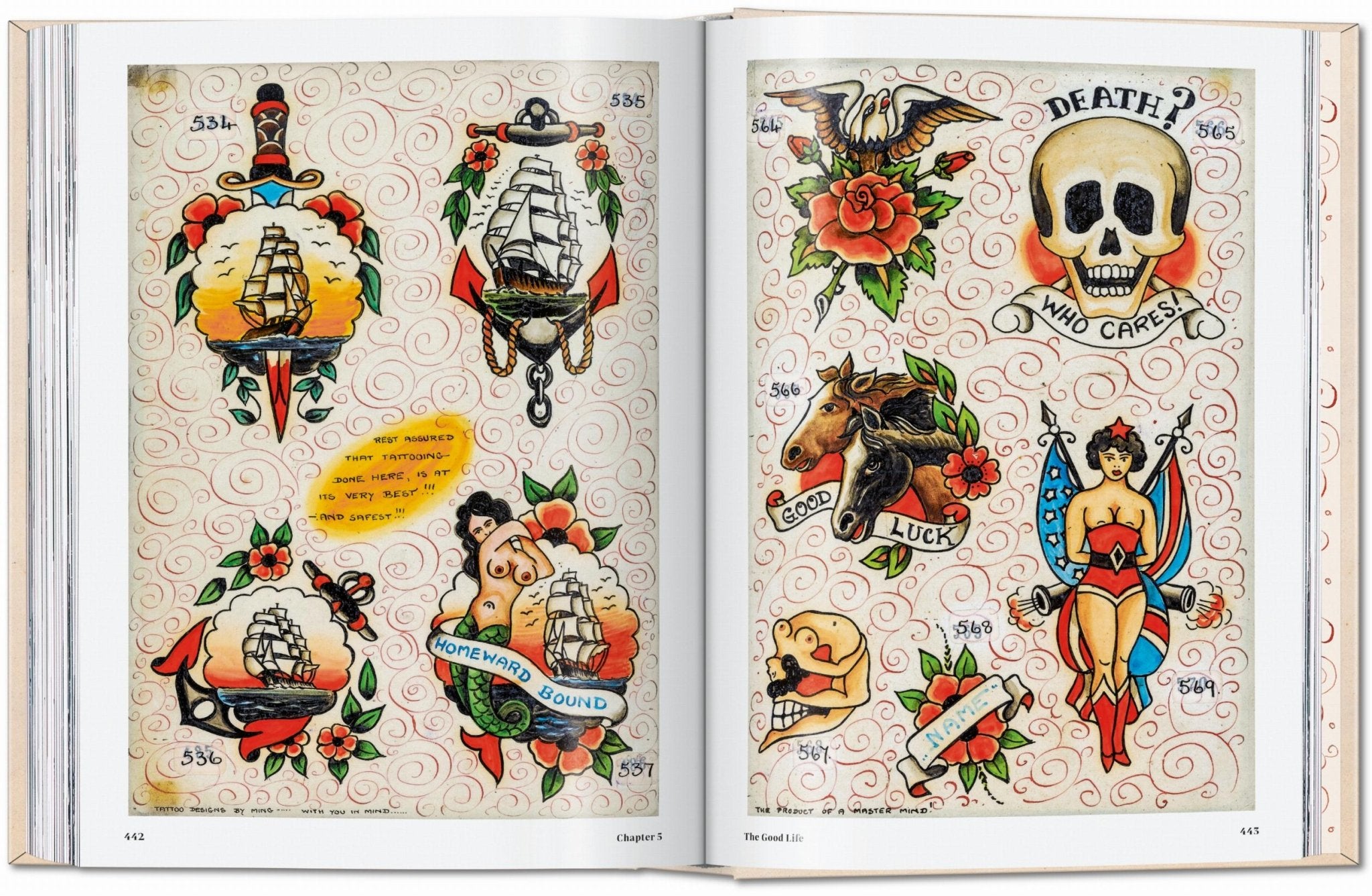 TATTOO. 1730s - 1970s. Henk Schiffmacher’s Private Collection. 45th Ed. (German, French, English) - POPvault