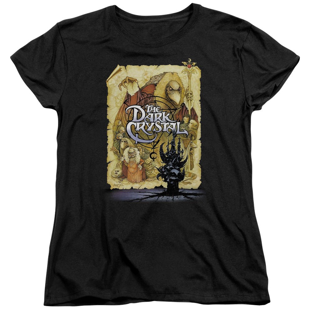 The Dark Crystal Poster Womens T Shirt Black Officially Licensed - POPvault