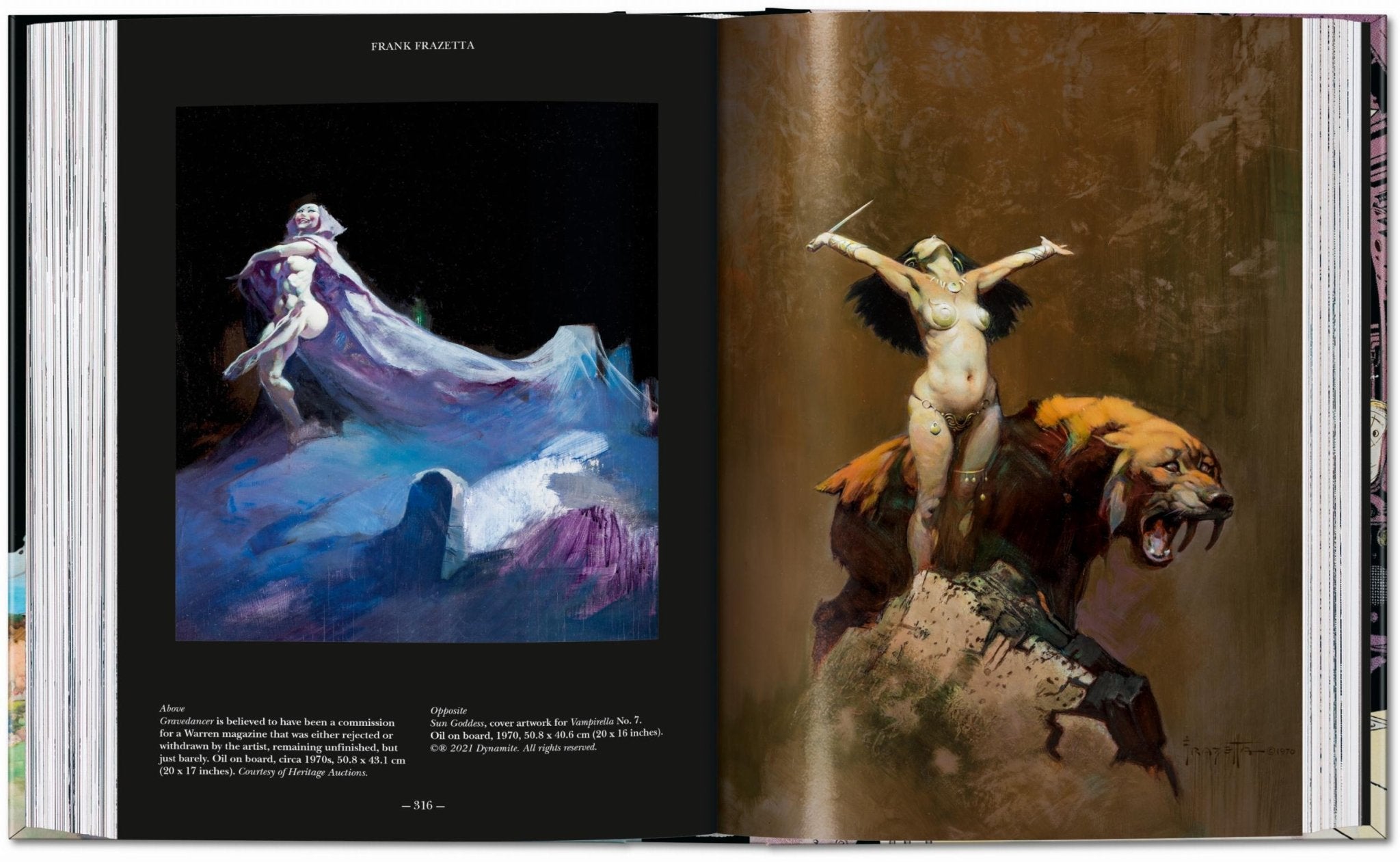 The Fantastic Worlds of Frank Frazetta. 45th Ed. (German, French, English) - POPvault