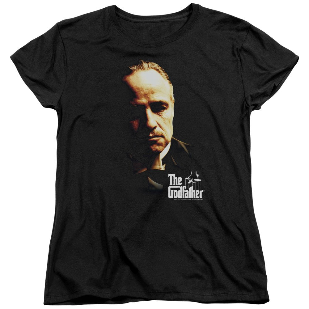The Godfather Don Vito Womens T Shirt Black Officially Licensed - POPvault