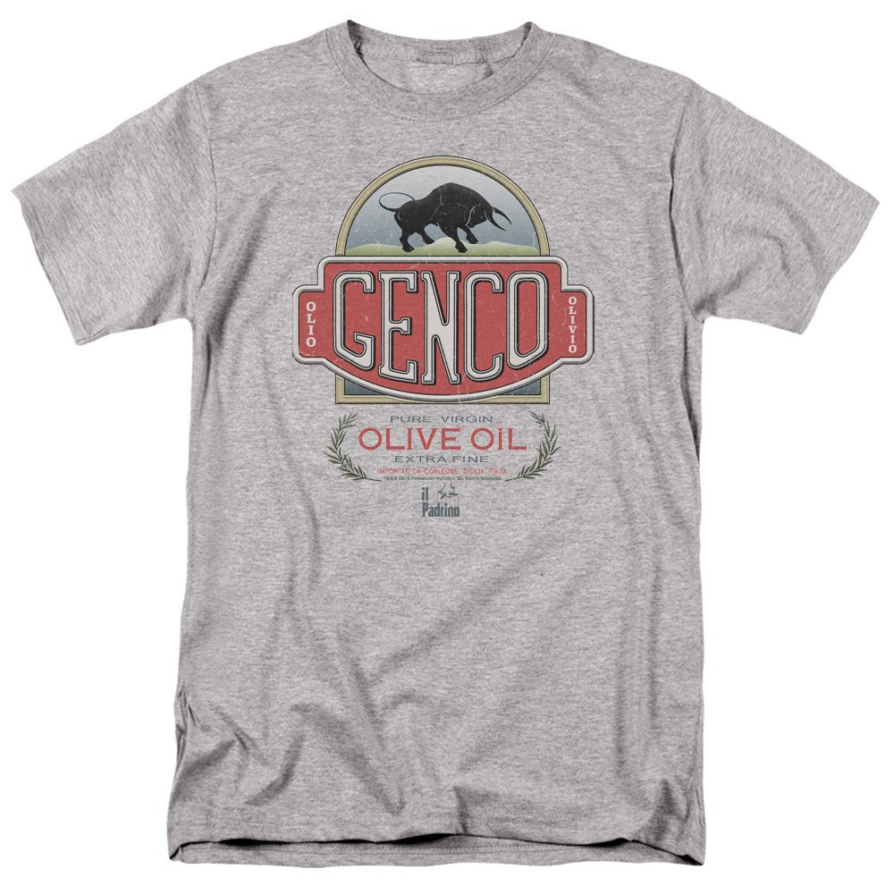 The Godfather Genco Olive Oil Mens T Shirt Athletic Heather Officially Licensed - POPvault