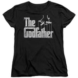 The Godfather Logo Womens T Shirt Black Officially Licensed - POPvault