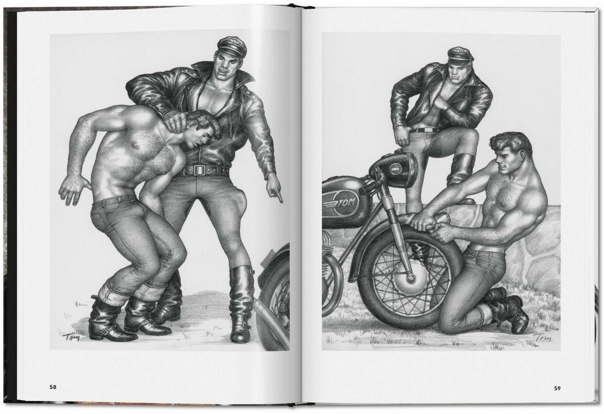The Little Book of Tom. Bikers (German, French, English) - POPvault