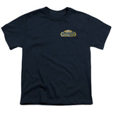 The Polar Express Conductor Kids Youth T Shirt Navy Blue Officially Licensed - POPvault
