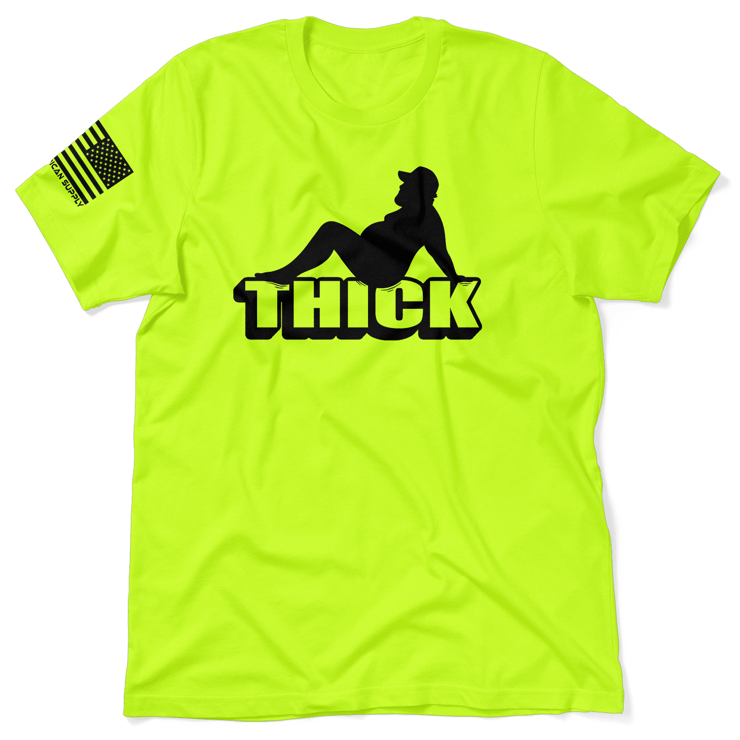 Thick - Safety Yellow T-Shirt - POPvault
