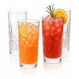 Tom Collins Drinking Glasses – Premium Water Glasses – 12oz - POPvault