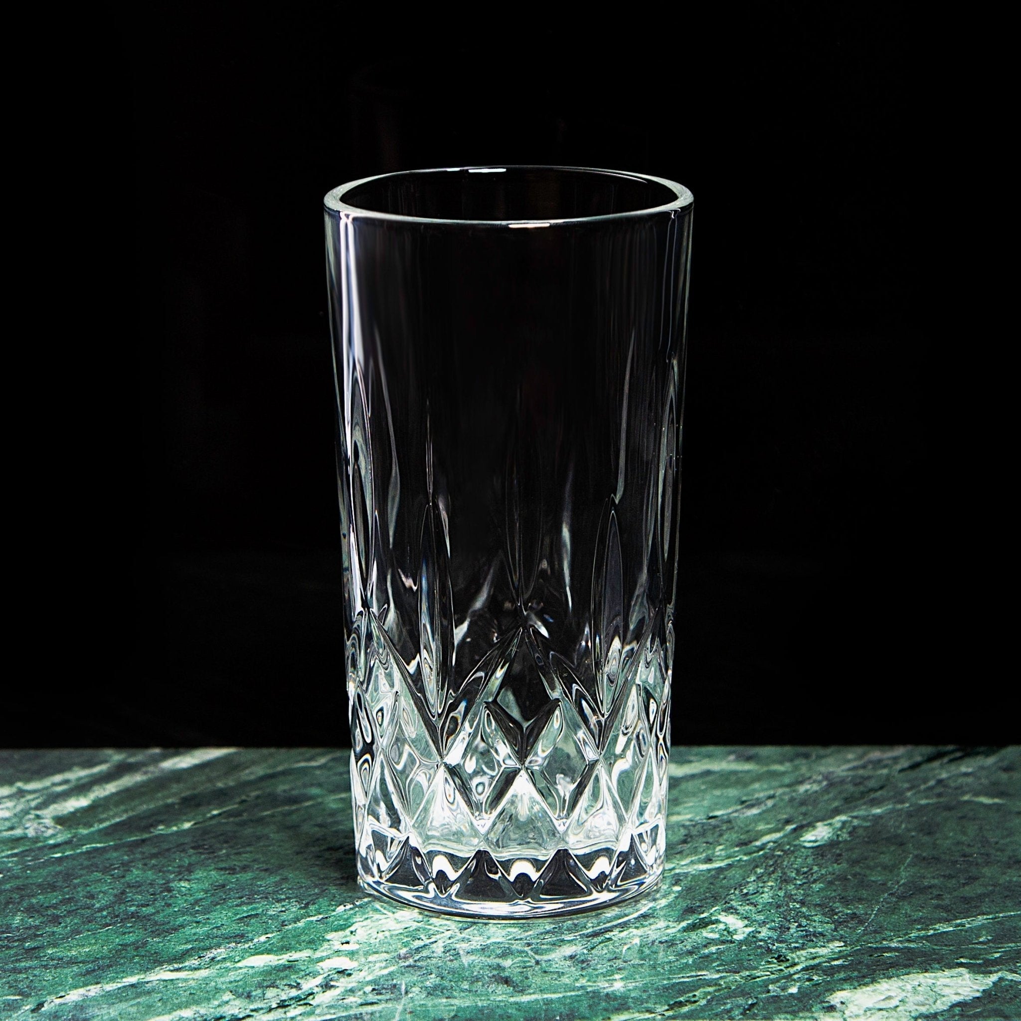 Tom Collins Drinking Glasses – Premium Water Glasses – 12oz - POPvault