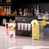 Tom Collins Drinking Glasses – Premium Water Glasses – 12oz - POPvault
