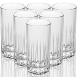 Traze Tom Collins Crystal Cut Glasses - 11.5 Oz - POPvault