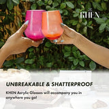 Unbreakable Upside Down Insulated 17 Oz. Beer Glasses (Set Of 2) - POPvault