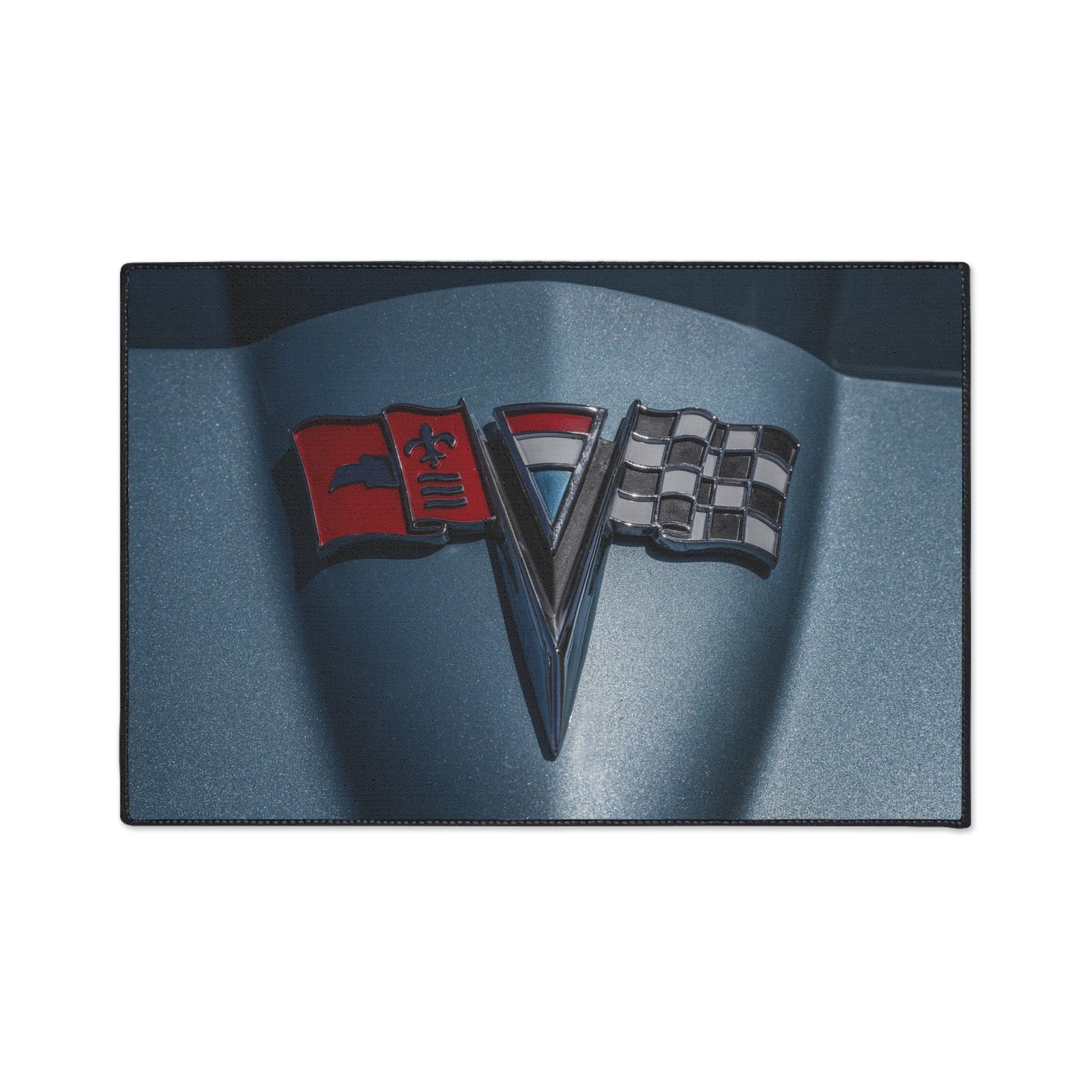 Vintage Auto 1963 Vette Hood Ornament Premium Heavy Duty Mat - POPvault