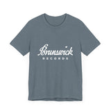 Vintage Brunswick Records Label Text Logo Unisex Jersey Short Sleeve T-Shirt - POPvault