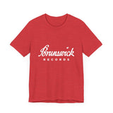 Vintage Brunswick Records Label Text Logo Unisex Jersey Short Sleeve T-Shirt - POPvault