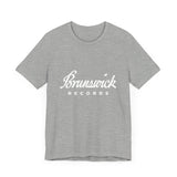 Vintage Brunswick Records Label Text Logo Unisex Jersey Short Sleeve T-Shirt - POPvault