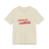 Vintage Camelot Music Record Store Logo Unisex Jersey Short Sleeve T-Shirt - POPvault