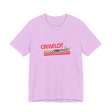 Vintage Camelot Music Record Store Logo Unisex Jersey Short Sleeve T-Shirt - POPvault