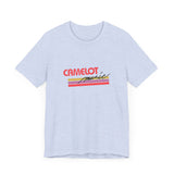 Vintage Camelot Music Record Store Logo Unisex Jersey Short Sleeve T-Shirt - POPvault