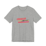 Vintage Camelot Music Record Store Logo Unisex Jersey Short Sleeve T-Shirt - POPvault