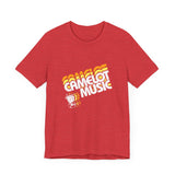 Vintage Camelot Music Record Store Logo V.2 Unisex Jersey Short Sleeve T-Shirt - POPvault