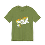 Vintage Camelot Music Record Store Logo V.2 Unisex Jersey Short Sleeve T-Shirt - POPvault