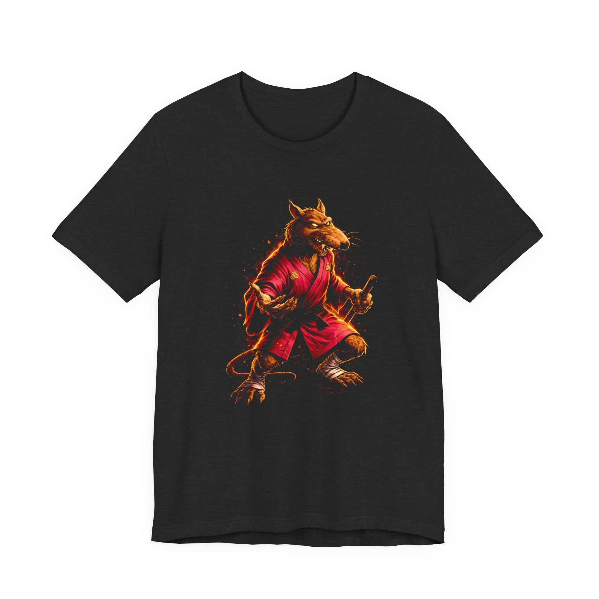 Vintage Cartoon Crimson Sensei Rat Unisex T-Shirt - POPvault