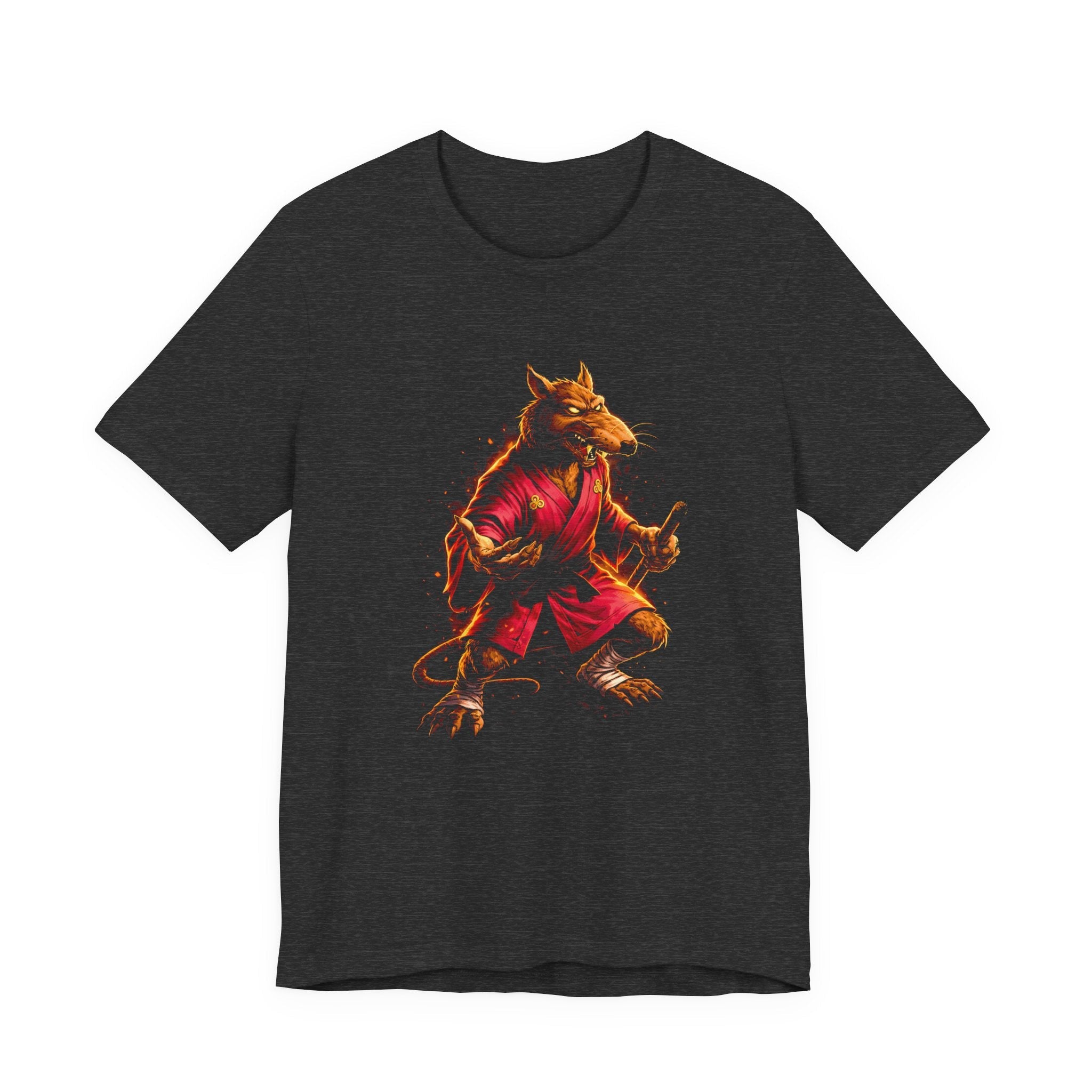 Vintage Cartoon Crimson Sensei Rat Unisex T-Shirt - POPvault