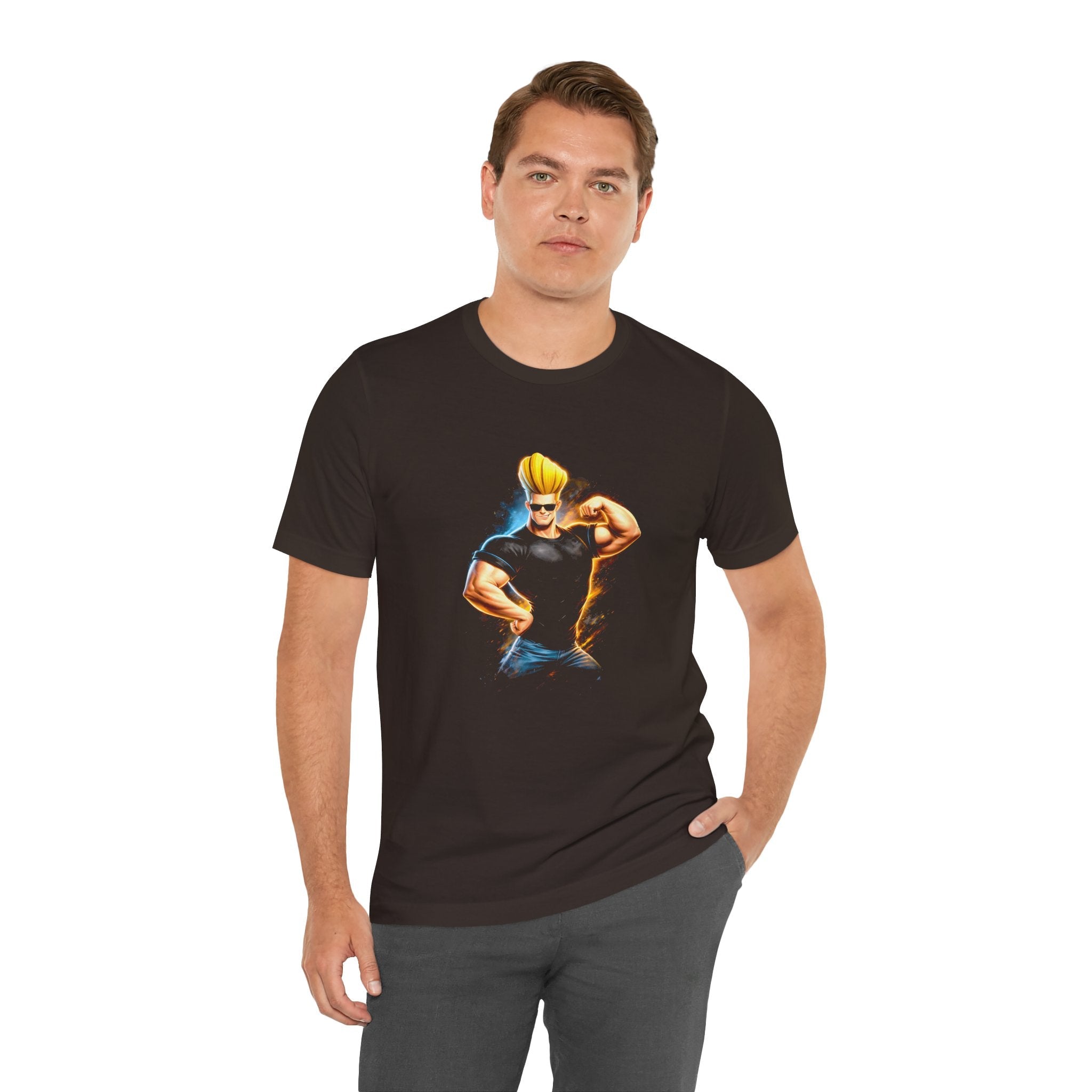 Vintage Cartoon Johnny Bravo Unisex T-Shirt - POPvault