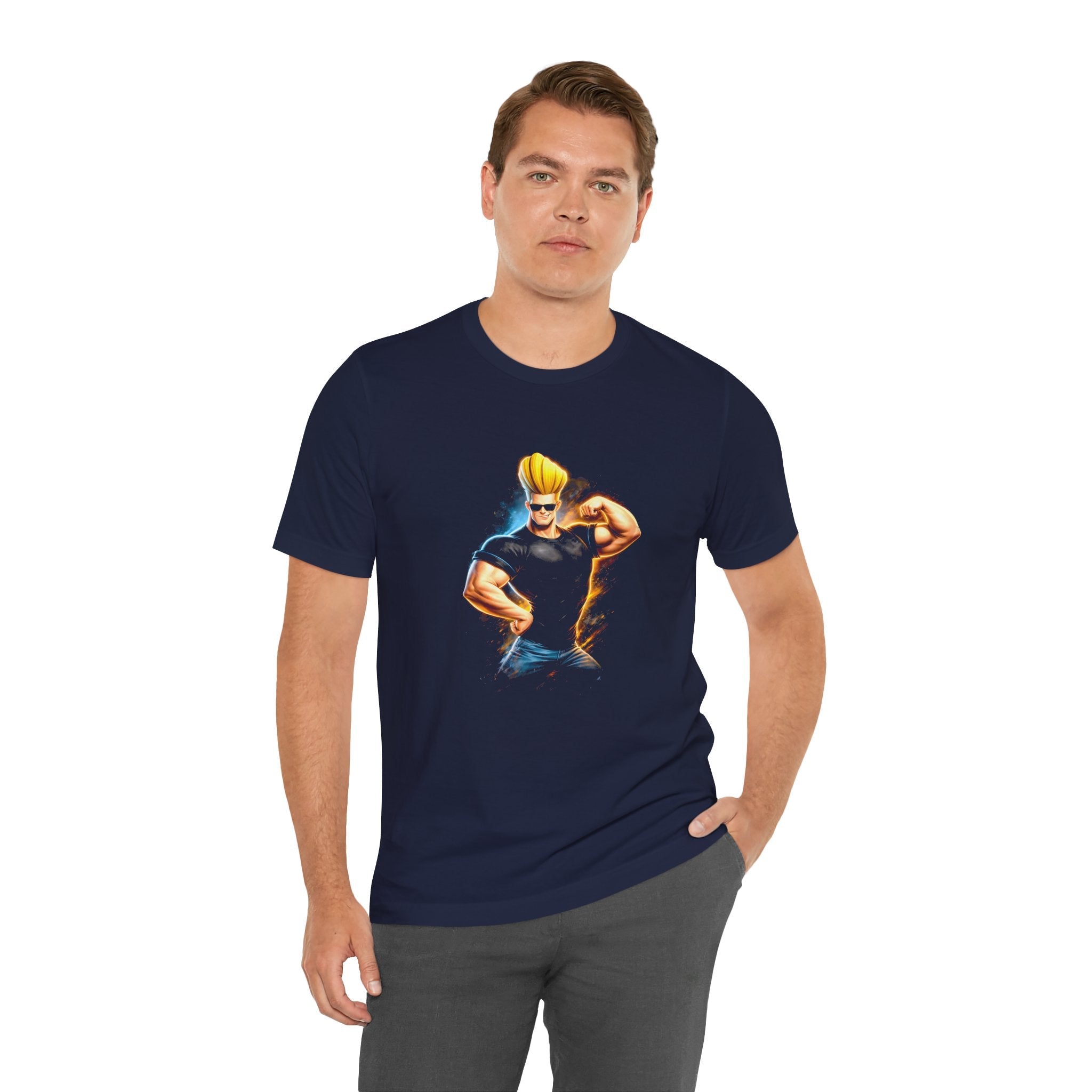 Vintage Cartoon Johnny Bravo Unisex T-Shirt - POPvault
