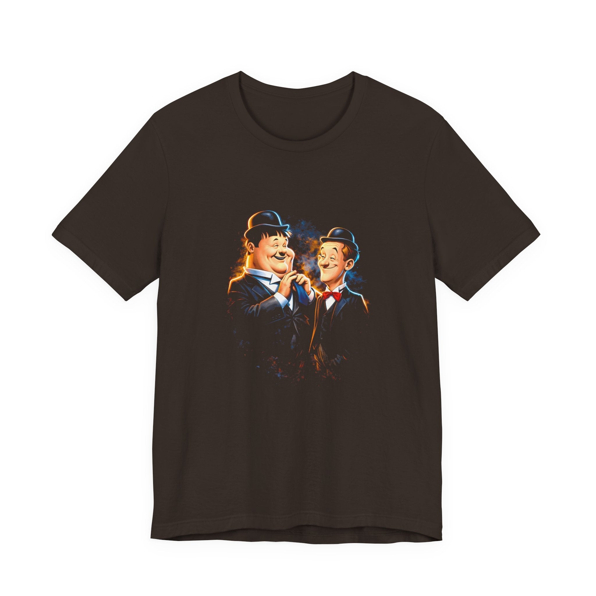 Vintage Cartoon Laurel & Hardy Unisex T-Shirt - POPvault