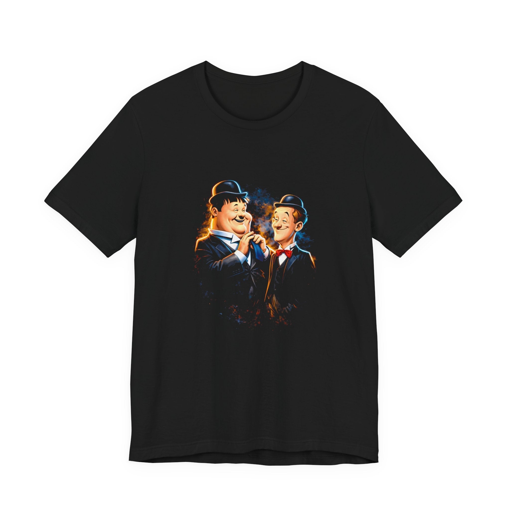 Vintage Cartoon Laurel & Hardy Unisex T-Shirt - POPvault