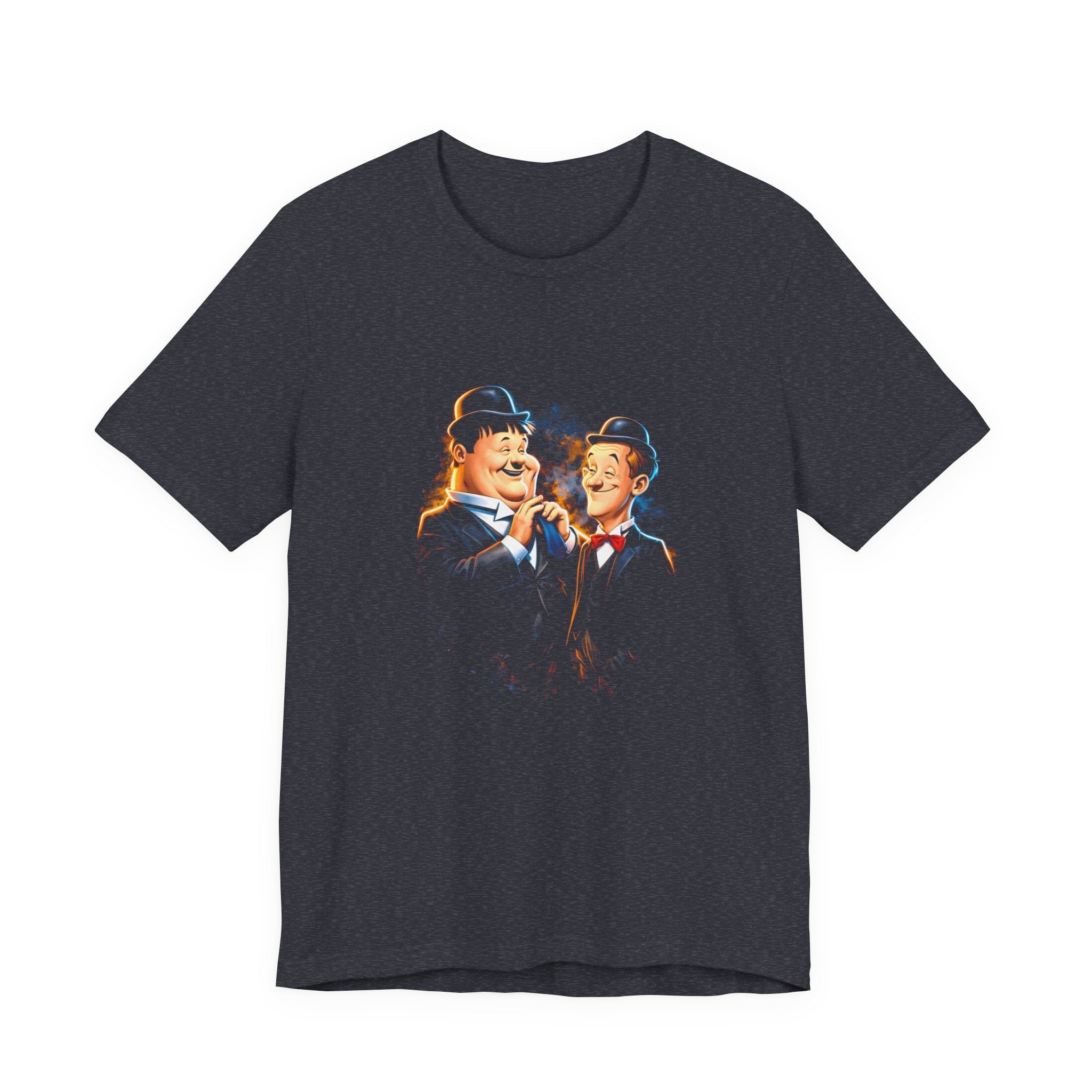 Vintage Cartoon Laurel & Hardy Unisex T-Shirt - POPvault